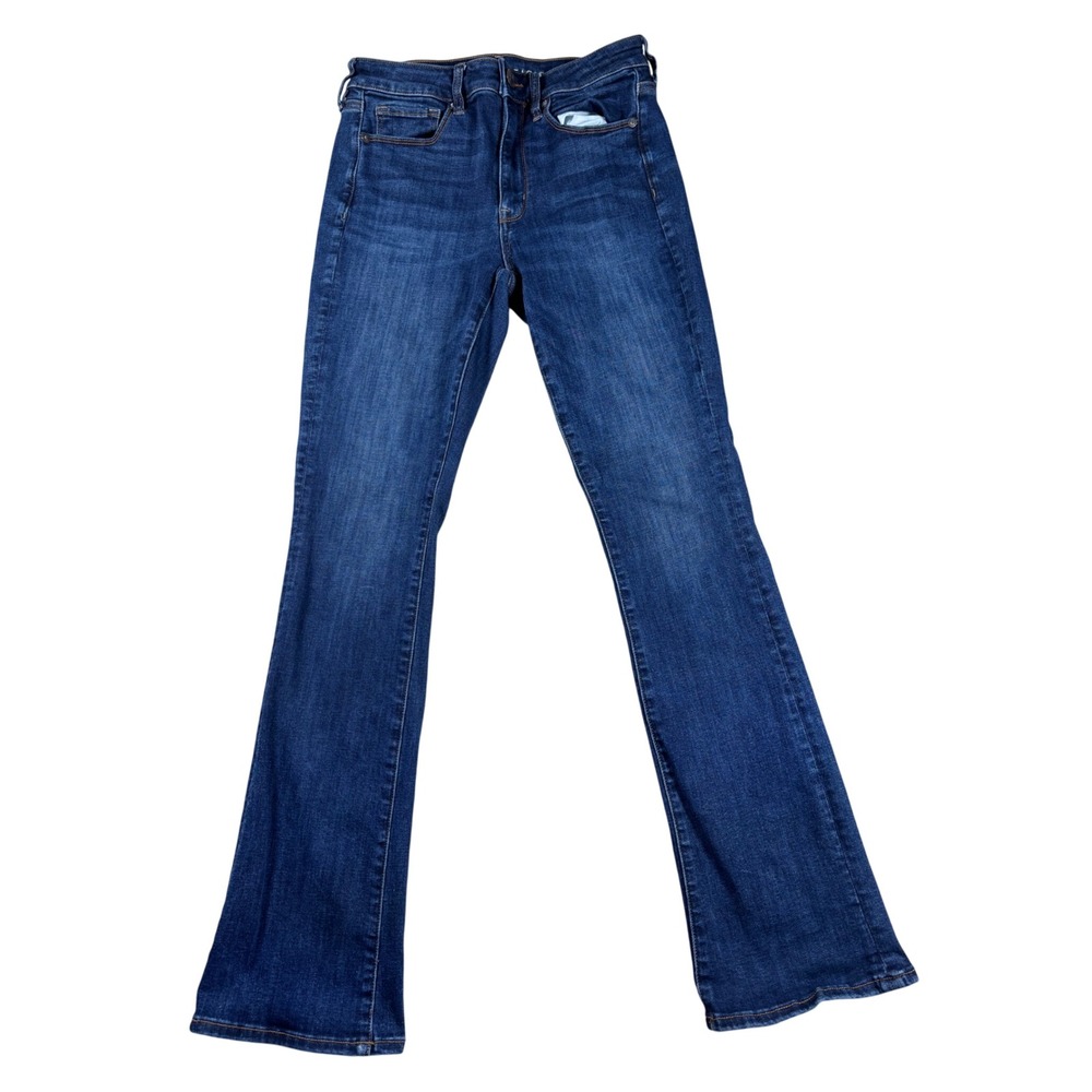 American Eagle Hi-Rise Skinny Kick Jeans Ne(x)t Level Stretch Dark Wash Size 6